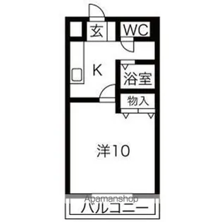 マンションK2A【304号室】の間取り