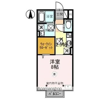 ルノン A棟【1階】の間取り