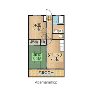 ルアナエステート正手【1階】の間取り