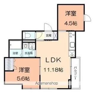 BLUE LOTUS【3階】の間取り