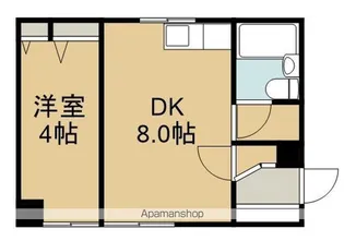 めぞんぶらんしゅ【203号室】の間取り