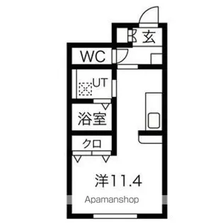 ラフィーネ ノワール【1階】の間取り