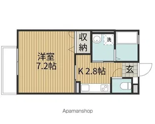 レトア高島E棟【202号室】の間取り