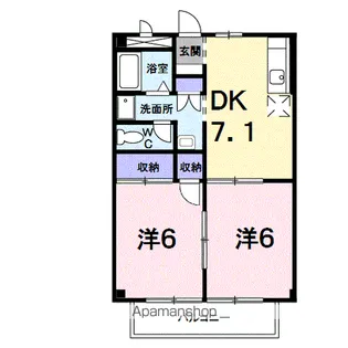 エアリーズハウスKT【2階】の間取り