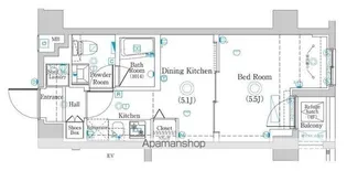 ラフィスタ赤羽【5階】の間取り