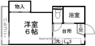 ピースフル立町A棟【2階】の間取り