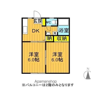 コーポ伊藤NO.1【110号室】の間取り