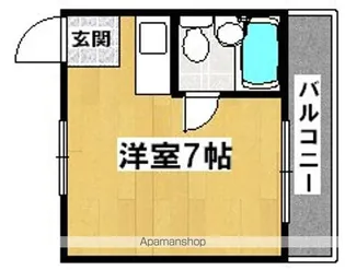 センチュリーハウス仲政【3階】の間取り