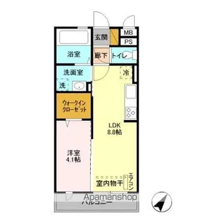 ヴィラ リッツⅢ【3階】の間取り