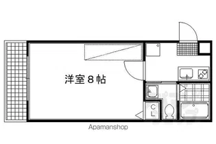 フラッティ堀川下立売【301号室】の間取り