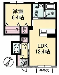 シャーメゾン・トレニア【1階】の間取り
