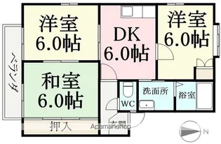 グランシャリオ(鯖江)【202号室】の間取り