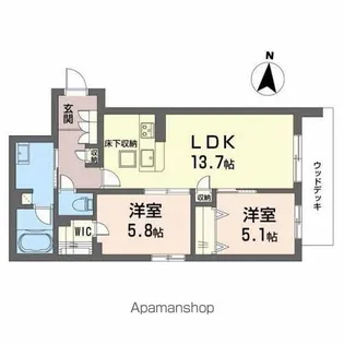 NT MAISON Ⅲ【1階】の間取り