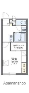 レオパレス中央【102号室】の間取り