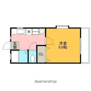 グランビュー船岡【1階】の間取り