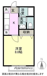ヴィレッジひろ丘【2階】の間取り