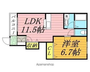 プティ グリシーヌ【1階】の間取り