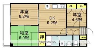 スカイヴィレッヂ1【3階】の間取り