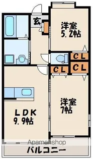 S・K−22【7階】の間取り