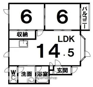 HAPPY TREE【1階】の間取り