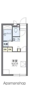 レオパレス槇【2階】の間取り