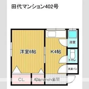 田代マンション【4階】の間取り
