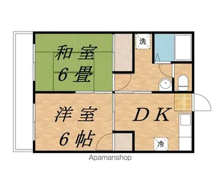クリスタルマンション【305号室】の間取り