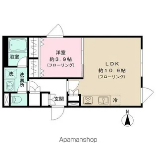 PIENZA中野新橋【1階】の間取り