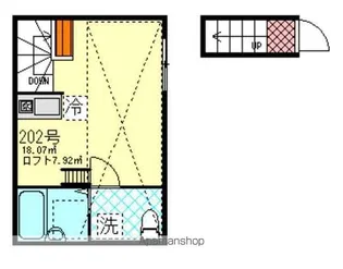 インベスト羽田I【2階】の間取り