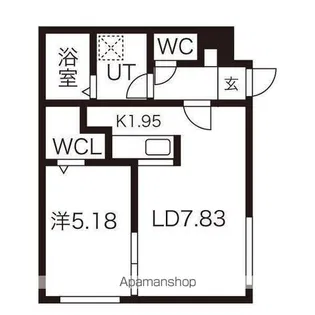 J-ecoa北27条【2階】の間取り