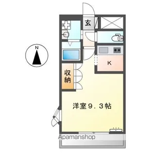 ロアール【1階】の間取り