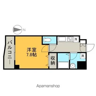 アゲート 白壁【9階】の間取り