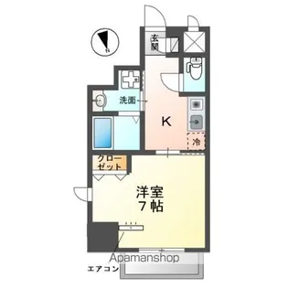 ラフィネ 柏【7階】の間取り