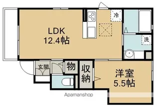 プランドール(緑町)【1階】の間取り