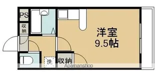 メモリアルハイツ【104号室】の間取り