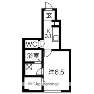 ロジェ コンフォールⅢ【1階】の間取り