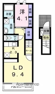 福島県郡山市八山田2丁目【アパート】の間取り