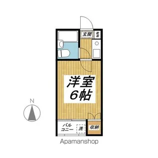 スール錦【203号室】の間取り