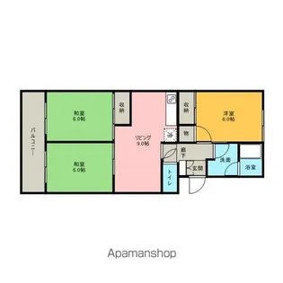 ガーデンハウス88【110号室】の間取り