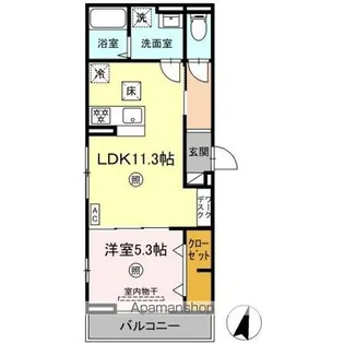 PREMILIFE碩田町【1階】の間取り