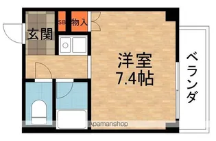 扇商事マンション【4階】の間取り