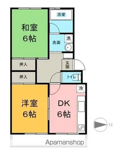 コーポコスモス【3階】の間取り
