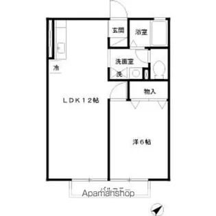 プログレ ヒノ【2階】の間取り