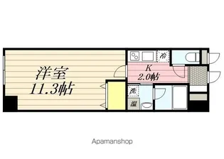 ルミエール美原【807号室】の間取り