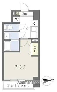 フォートレジデンス小田原八幡【10階】の間取り