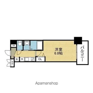 Luxe深江橋Ⅱ【10階】の間取り