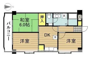 セレブラール戸田【5階】の間取り