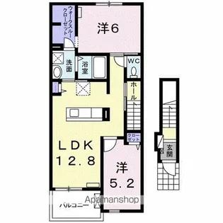 ラウンドリバーⅢ【2階】の間取り