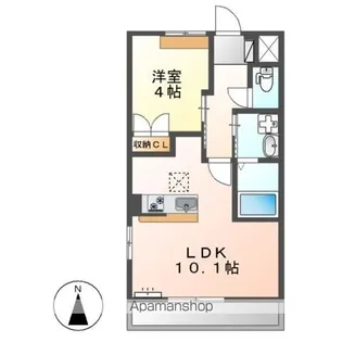 チメネア【1階】の間取り