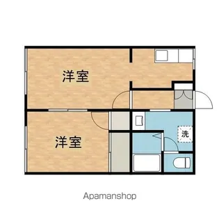 STハイツ西仙北【101号室】の間取り